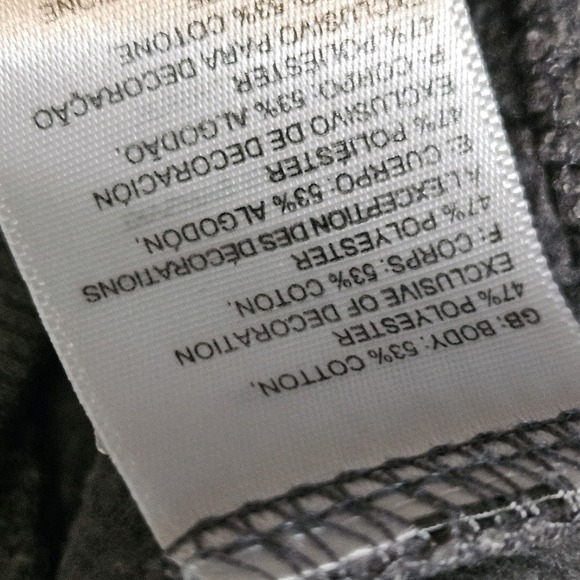 The North Face Men's M  Knit Pullover Hoodie Gray Thermal Cotton Blend EUC - Picture 8 of 8